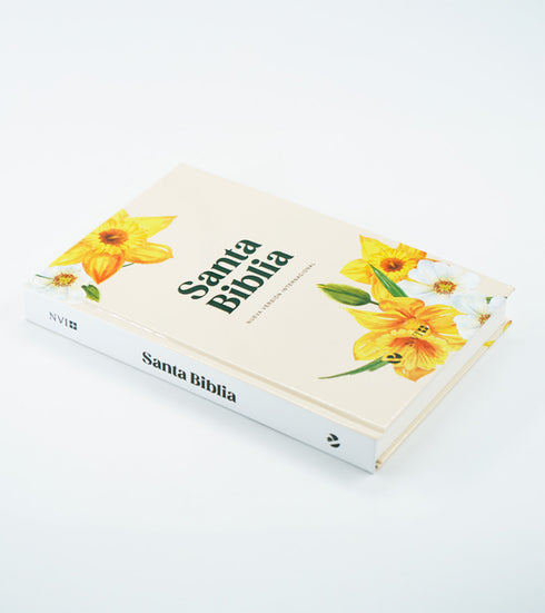 Biblia NVI Ultrafina - Tapa Dura Flores Amarillas