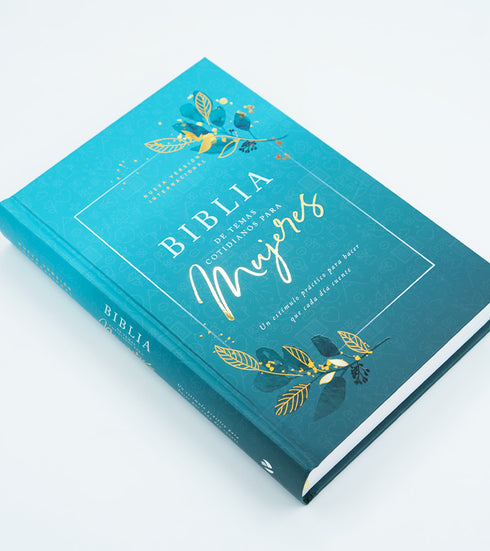 Biblia Temas Cotidianos Para Mujeres, Tapa dura, Turquesa