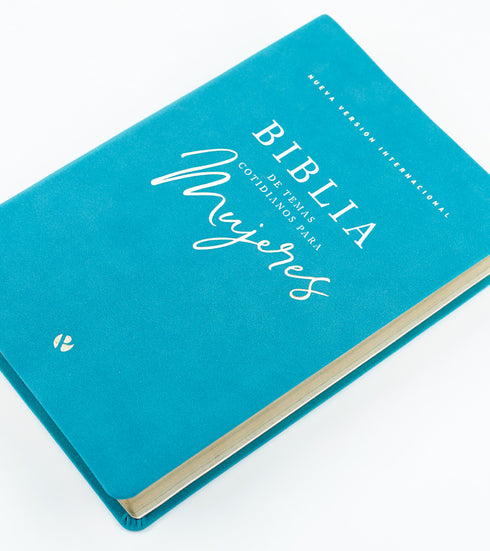 Biblia Temas Cotidianos Para Mujeres, Piel especial, Turquesa