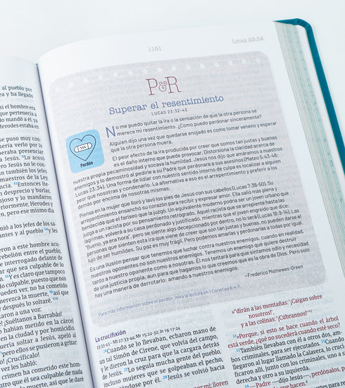 Biblia Temas Cotidianos Para Mujeres, Piel especial, Turquesa