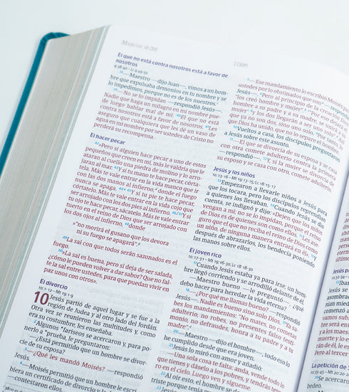 Biblia Temas Cotidianos Para Mujeres, Piel especial, Turquesa