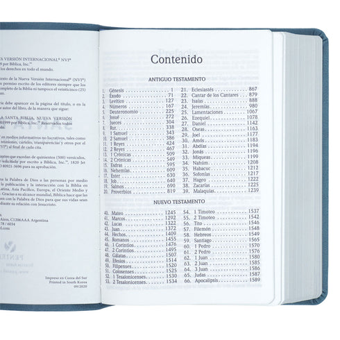 Biblia – Letra Grande – Compacta – Azul