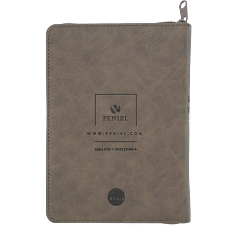 Biblia -Nvi - Con cierre - Letra grande - Compacta - Marron