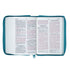 Biblia -Nvi - Con cierre - Letra grande - Compacta - Turquesa