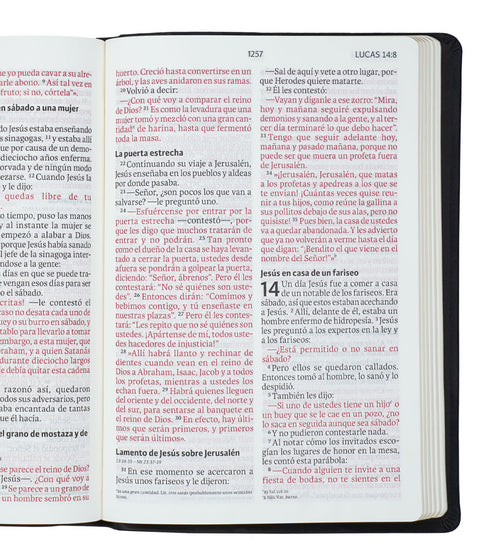 Biblia NVI - Letra Gigante - Negra - Con cierre (Zipper)