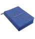 Biblia NVI Letra Grande, Tamaño Bolsillo – Zipper (cierre)- Azul Metalizado