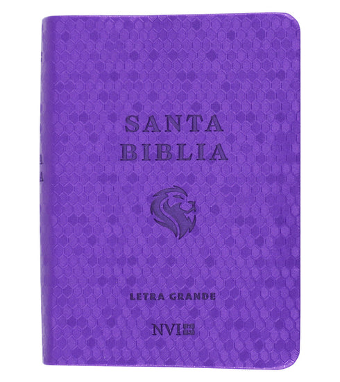 Biblia NVI Letra Grande, Tamaño Bolsillo – Panal Violeta