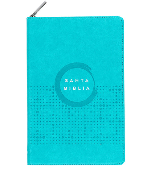 Biblia Ultrafina Nvi - Turquesa - Con Zipper (Cierre)