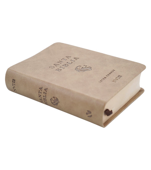 Biblia NVI Letra Grande, Tamaño Bolsillo – Marrón Claro