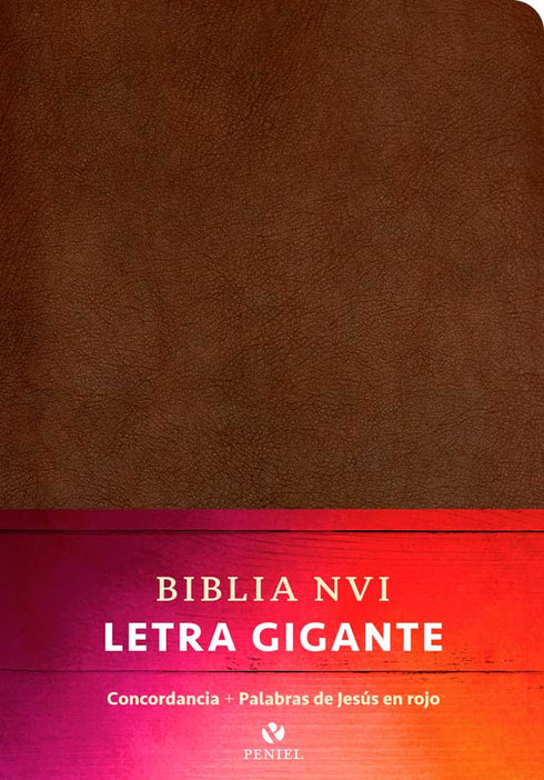 Biblia NVI – Letra Gigante – Marrón
